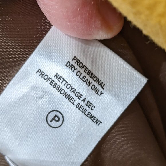 Calvin Klein Wool Blend Coat in Gold Size M - Picture 10 of 13